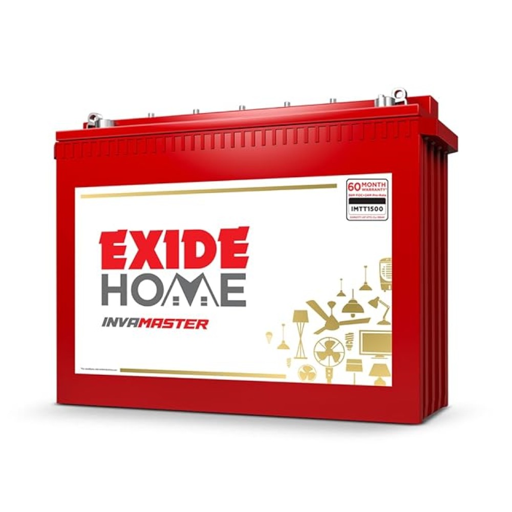 Buy Exide InvaMaster IMTT1500 150Ah 12V Tall Tubular Inverter Battery ...