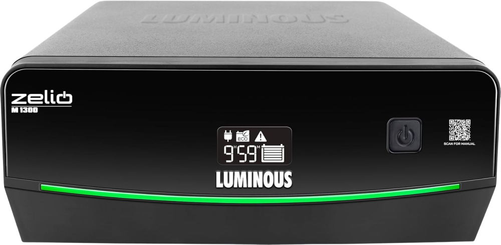 Buy Luminous Zelio M 1300 1100VA Pure Sine Wave Inverter (12V) Online ...